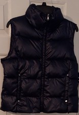 Chaps Women's Packable 90% Down Puffer Vest- Medium - Regal Blue Ralph Lauren