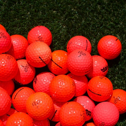 24 Vice Neon Red Pro Mix Used Golf Balls 5A/4A Amazing Condition FREE SHIPPING - Picture 7 of 8