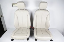 12-18 Bmw 34 Series F30 F36 Front Left Right Seats Oyster Leather Heated Oem 12-18 Bmw 34 Series F30 F36 Front Left Right Seats Oyster Leather Heated Oem