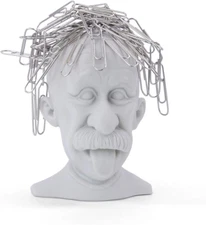 Mustard Paperclip Holder | Magnetic Clip Dispenser | Funny Office Gadget | Magne