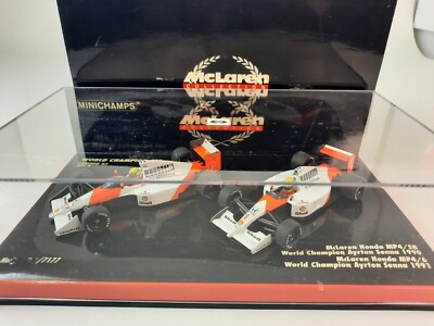 ミニカー McLaren Honda MP4/5B & MP4/6 AyrtonSenna Minichamps 1/43 McLaren Honda MP4/5B & MP4/6 Ayrton Senna