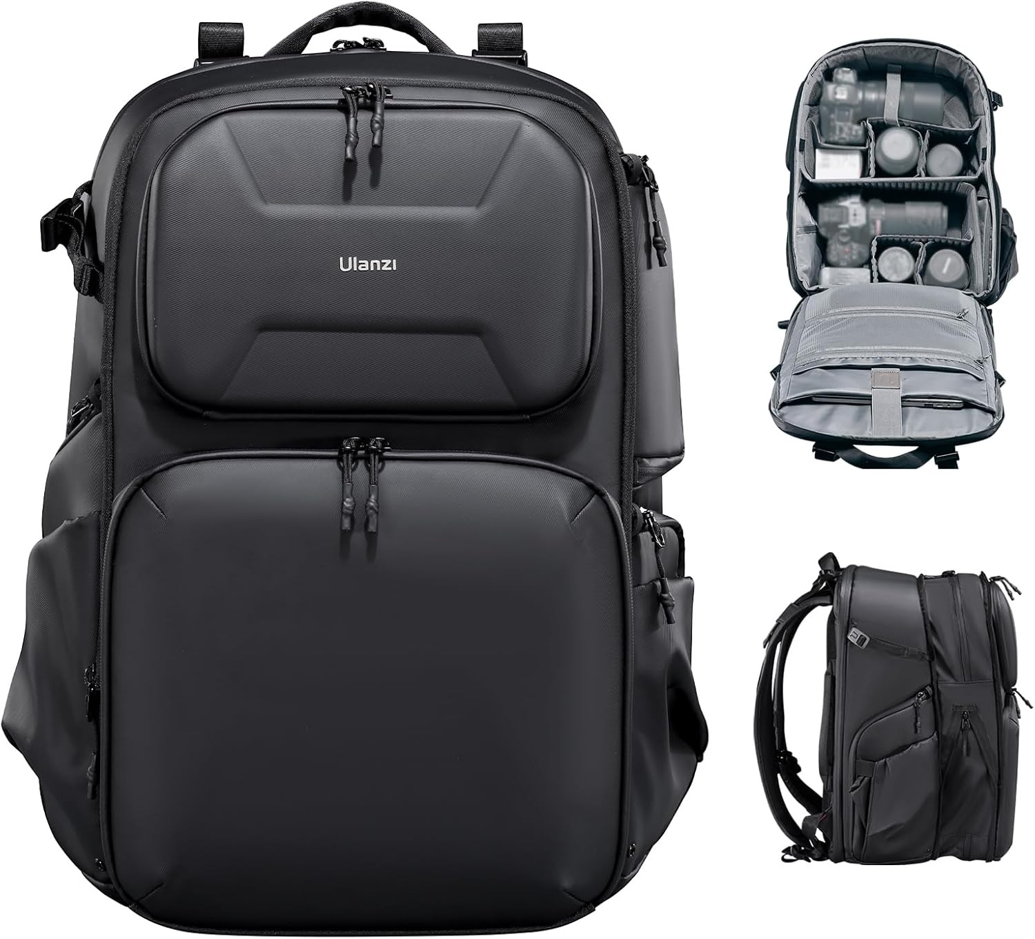 ULANZI BP10 Hartschalen-Kamerarucksack, Professionelle Wasserdichte Fotografie K