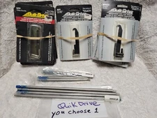 Quik Drive Replacement Bits Philips, Square, Lox Drive NOS You Choose Which One