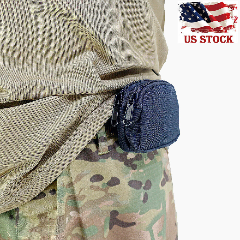 Tactical Military Waist Bag Key Bag Coin Purses Utility Pouch Outdoor Belt Case