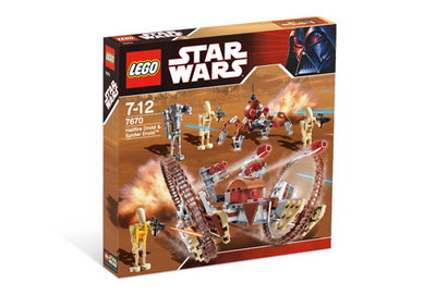 LEGO - Star Wars - Hail-Fire Droid & Spider Droids - 249 Pieces  