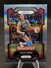 2024 Panini WNBA Monopoly Prizm Haley Jones #43 Light Blue Prizm /199 Atl Dream