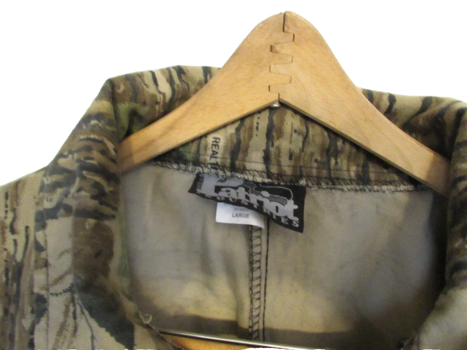 Vintage Realtree Camo Patriot Industries Zip Up Coveralls Made USA Size Large - Image 2 of 4