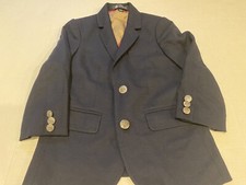 Euc Boys Crewcuts Blue Blazer Jacket Size 4-5