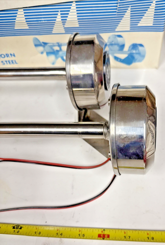 Horn AAA 15023 12vdc Stainless Steel Dual Trumpet Marine Boat Yacht RV Truck - Picture 5 of 8