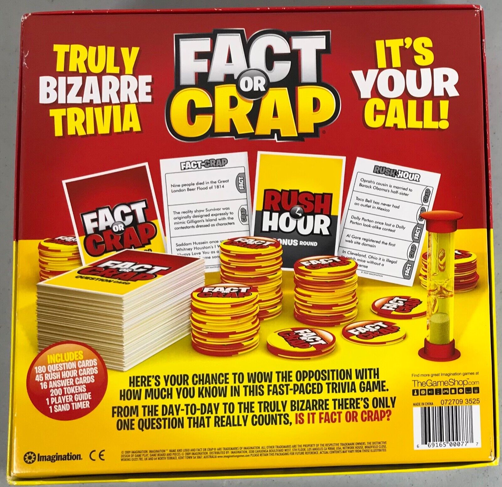  Fact or Crap Board Game : Toys & Games