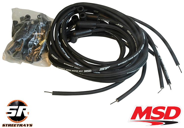 MSD Street Fire Spark Plug Wires 5552 For GMC , Ford Chevy , Buick