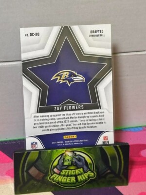 2023 Panini Rookies & Stars Draft Class #DC-20 Zay Flowers RC