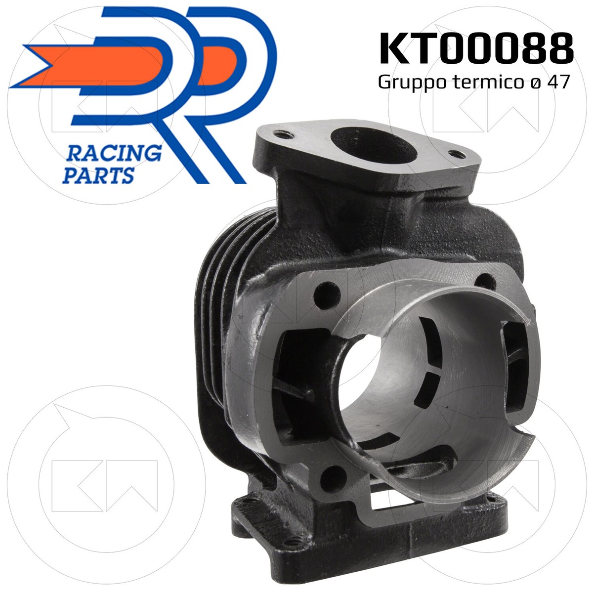 WOOSTAR Kit Cilindro Big Bore 47mm Per Motore GY6 49cc 50cc 4T – Sostituzione Per Scooter Taotao, ATV 139QMA 139QMB, Con Fasce E Guarnizioni
