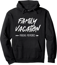 Family Vacation Making Memories Summer Vacationer Fun Unisex Hooded Sweatshirt
