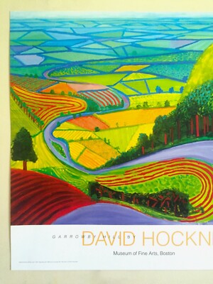 DAVID HOCKNEY OFFSET LITHOGRAPH PRINT POP ART MUSEUM POSTER