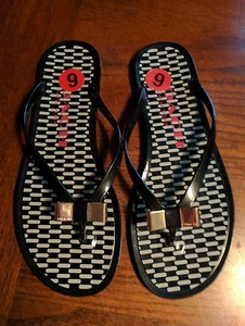 coach landon jelly flip flops