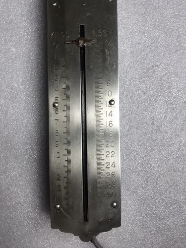 Vintage Antique Chatillon Fish Scale 30 Lbs. / 15 Kilos Working Condition Scale - Picture 3 of 5