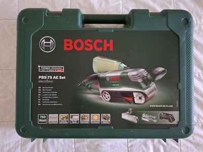 BANDSCHLEIFER SET 750 W MIT OBERFLÄCHE 75x533mm - BOSCH PBS 75 AE - Set