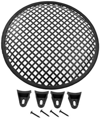 MR DJ DJS15 15'' Metal Waffle Mesh Grill Speaker Subwoofer Woofer + Clips &