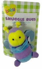 NWT Vintage 1990s SNUGGLE BUGS Pacifier Holder Amscan Baby Pastel Bumblebee Bee