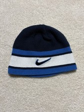 Y2K Boys Nike Reversible Beanie Blue And White