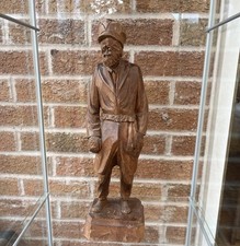 Paul Emile Caron 1960’s Carved Wooden Canadian Folk Art  (01022305) 37cm