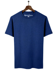 Hemp & Cotton Blend Crew Neck T-Shirt Blue men’sSize M-LG-XL (NWT)