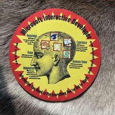 Vintage Microsoft Mind Mousepad Promotional Interactive Developer Y2K Geek