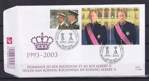 [LM78713] Belgium N°3201/3203FDC Royalty First Day Cover COB € 10,00 SUPERB