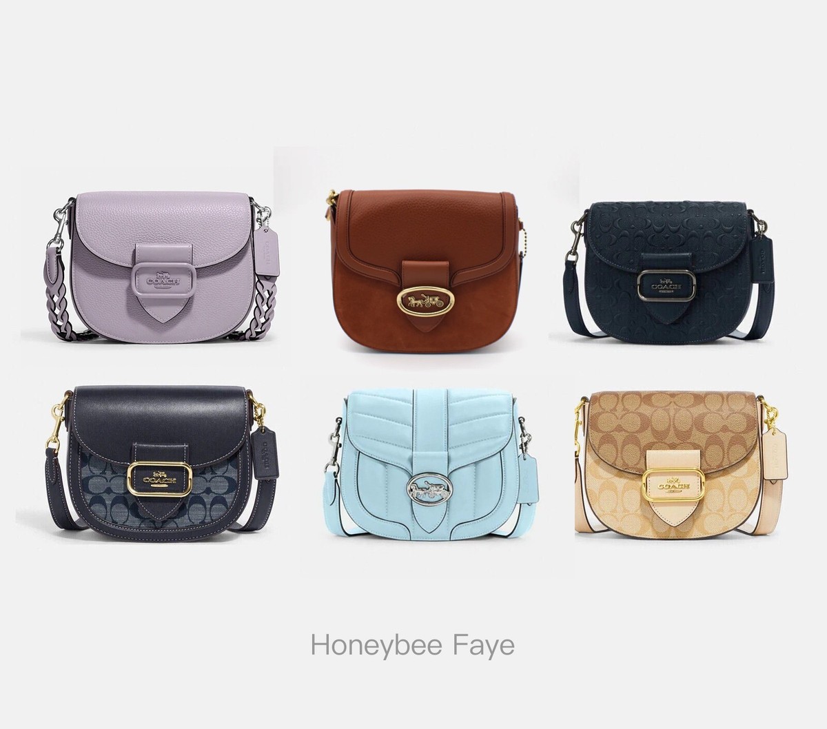 NWT Coach Morgan Saddle Bag In Colorblock/ Rivets/Jumbo NO RUSH