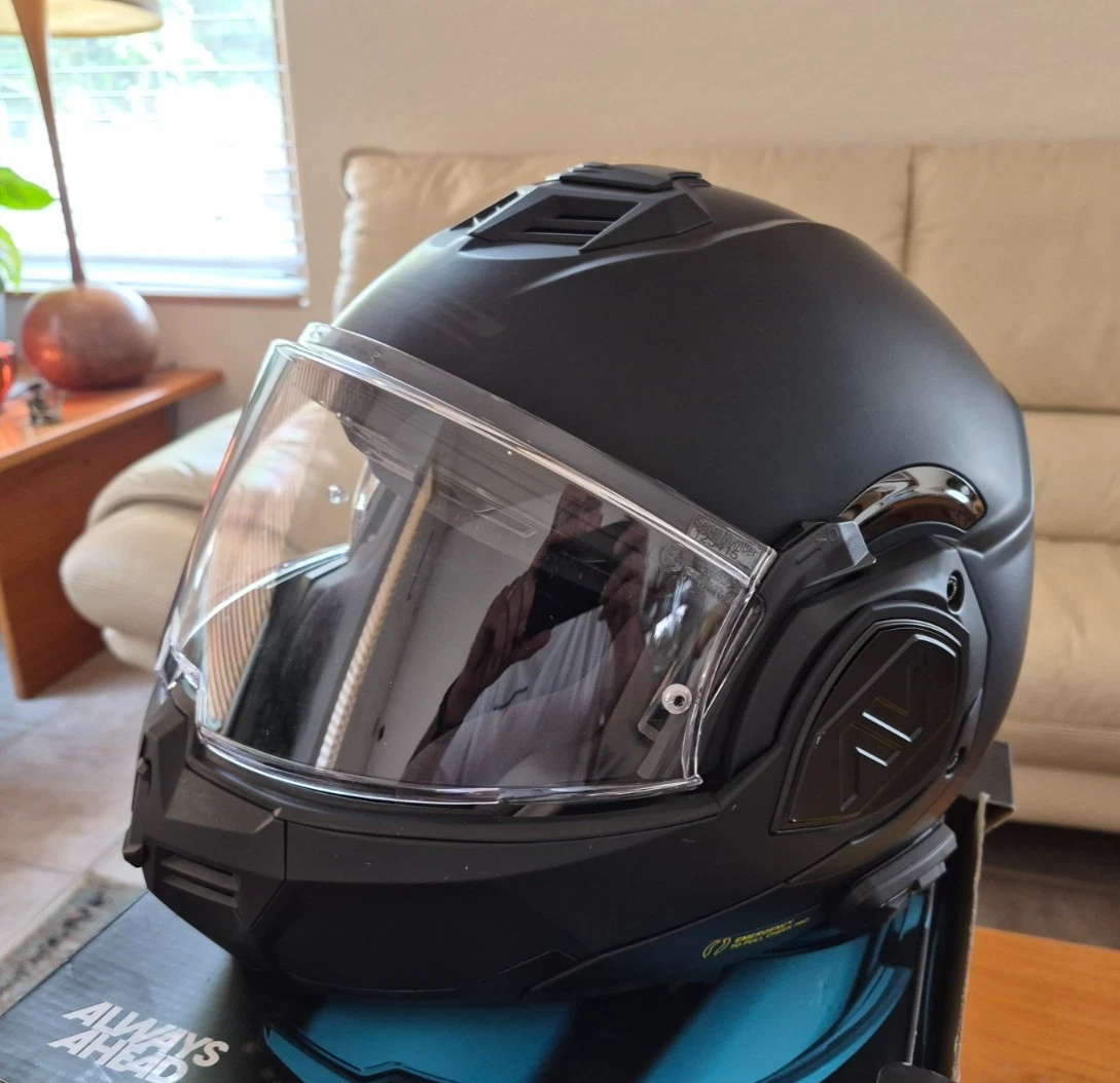 ls2 flip up helmet 318 matt black with bluetooth xl Helmets Advant X Modular Integrated Cardo 4X (Matte road trips S1650 LS2 Valiant II -