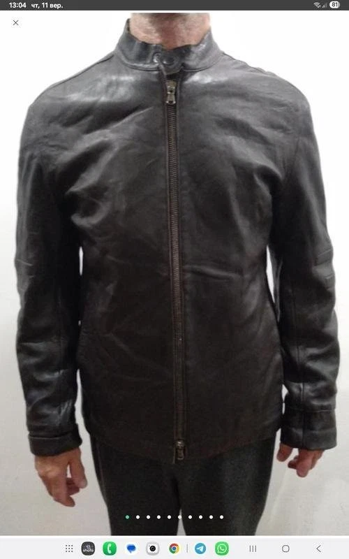 Emporio Armani Leather Outer Shell Jackets for Men for Sale | Shop