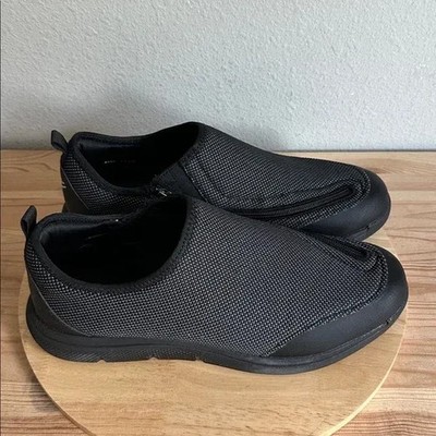 Friendly Force Mens Wide Width Sneakers, Black Sz 12