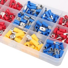 ⁺ Insulated Crimping Terminal Kit Small Electrical Wiring Connector Boxed 280Pcs