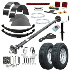 7000 lb TK Single Axle Trailer Parts Kit 7K Capacity LD Complete Original Series