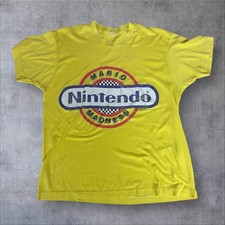 Vintage 1989 Nintendo Mario Madness Gaming Tee Size 20 X 23