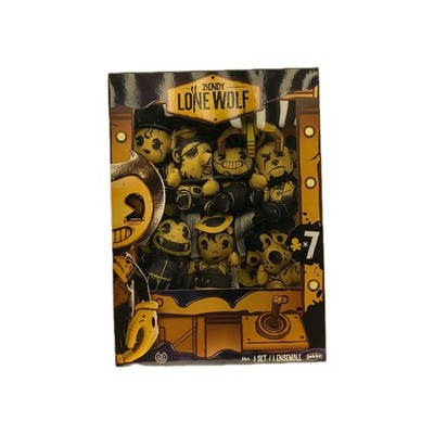 Bendy And The Ink Machine Lone Wolf 3'' Mini-Plush in Crane Game Set VHTF!