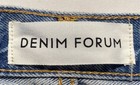 Denim Forum Women's The '90s Vintage Mid-Rise Wide Leg Jeans Blue NWT 26W — photo 3