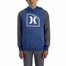 Hurley Boys' Blue H20-Dri Youth Pullover Hoodie Size XL 18/20 NWT