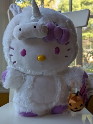 Hello Kitty Halloween Unicorn Costume Rainbow Greeter BIG Viral TikTok NWT   