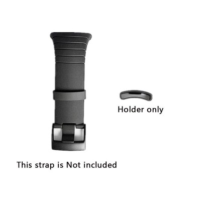 Silikon Uhrenarmband Armband Schlaufe Halter Schließfach Ersatz für Kern schwa
