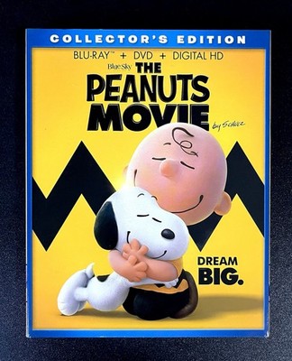 The Peanuts Movie - Blu-ray, DVD, Digital - 2015 - Slipcover - New & Sealed