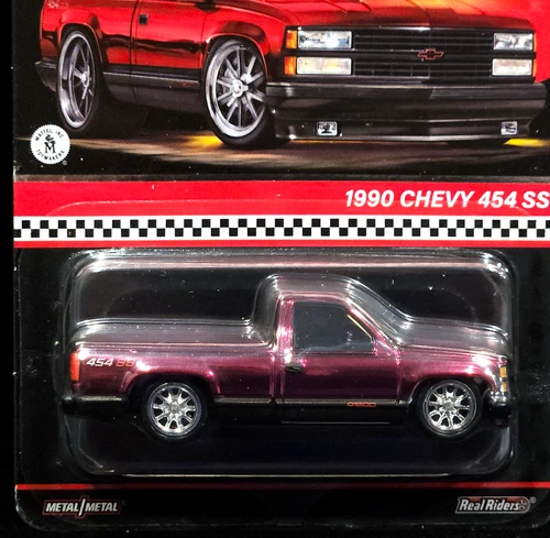 Hot Wheels 90 1990 Chevy 454 SS Pickup Truck RLC Red Line Club Exclusive Car HWC