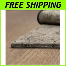 Non Slip Rug Pad 5' x 8' - 1/4" Thick Felt + Rubber Grip