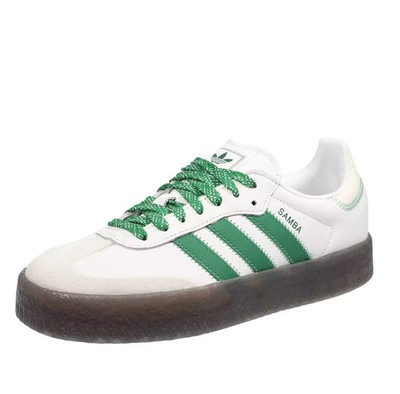 Adidas Sambae W  Sneaker Sportschuhe (IE9105) White Green Originals Samba