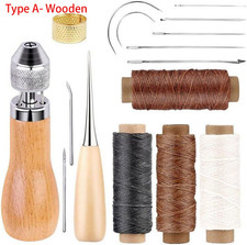Leather Manual Speedy Sewing Stitcher Tool Awl Thread Waxed Thread Repair Kit