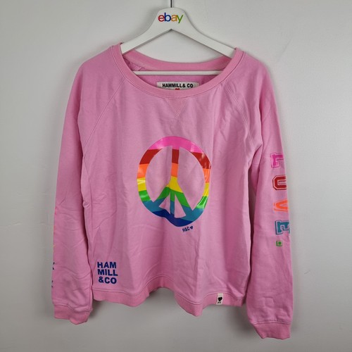 Hammill & Co Sweatshirt Jumper Pink Size M