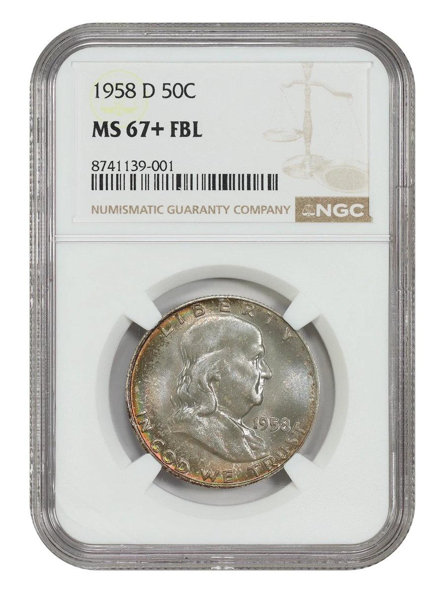 MS 67 Graded Franklin Half Dollars (1948-1963) for sale | eBay