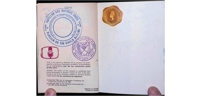 Expo 67 Youth Passport Montreal World's Fair Stamps USSR Canada