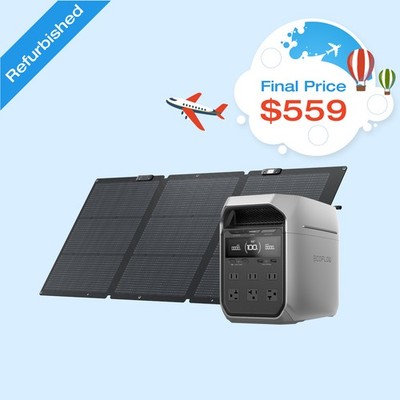 EcoFlow DELTA 3 Plus 1024Wh Portable Power Station+160W